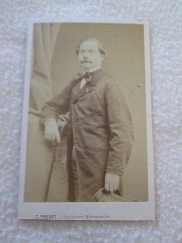 Photo cdv homme debout - photo,