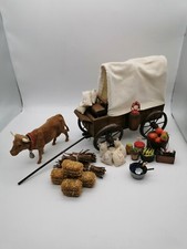Vintage Western Wooden Cart & Accessories