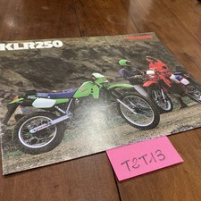 Kawasaki KLR250 250 KLR moto prospectus catalogue brochure 250KLR