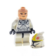 1x Lego Minifigure Star Wars Clone Trooper Pilot Phase 1 White Helmet 10195 sw0191