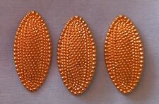 ANCIENS BOUTONS COUTURE DORES A L'OR FIN  3 CM SUR 1,5 CM ANNEES 1925 - 1930