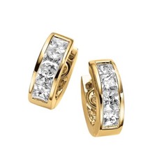 Créoles Plaqué Or Avec