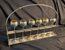 6 Verres à Liqueur à pieds