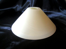 CONICAL OPALINE LAMPSHADE (2) imitation Albater glass 24 cm lamp chandelier sconce