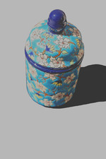 Pot avec couvercle authentique Longwy, excellent  état