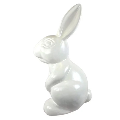 Lapin résine xxl - lapin, blanc