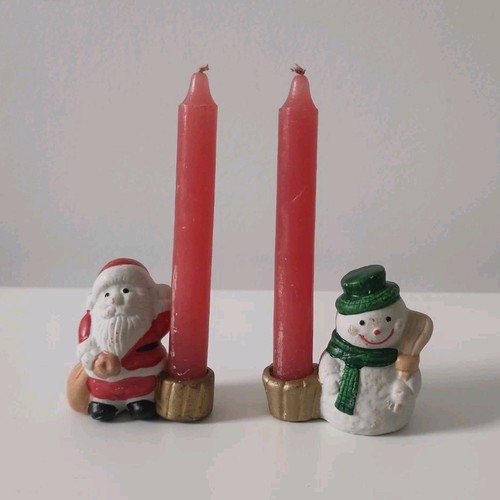Lot bougeoirs noël père - lot,