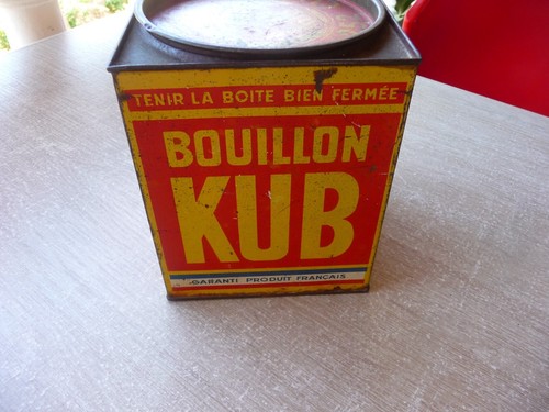 Boite tole bouillon kub - boite, 13