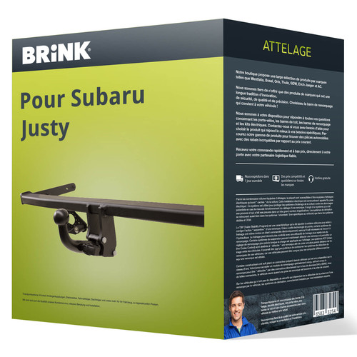 Attelage pour subaru justy - subaru,
