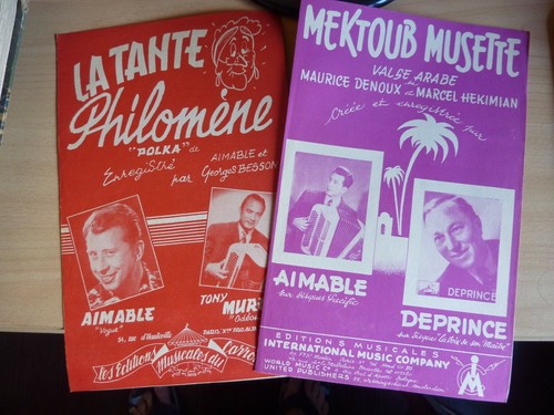 Aimable accordeon lot de 4 - accordeon,