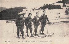 88 GERARDMER IN WINTER ALPINE SKIERS - CARD ISSUE NOTEBOOK - 121557