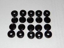 10 CACHE NOIR RIVET VIS PLAQUE