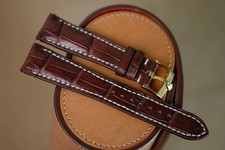 Handmade brown Rolex strap Rolex band size 20/16 (can change size length)