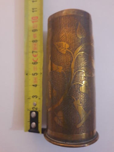 Douille obus gravée objet - douille, de