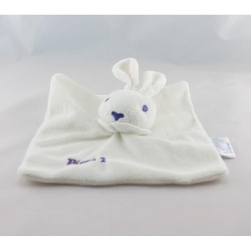 Doudou plat carré - , lapin