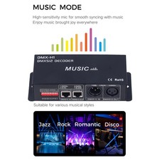 (8A)3 Canaux DMX Decorder