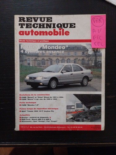 Revue technique ford mondeo - technique,