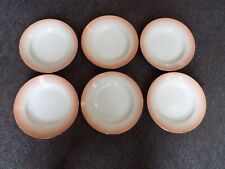 SET 6 VINTAGE ANTIQUE FRENCH ELITE LIMOGES SOUP BOWLS/PLATES BOWL