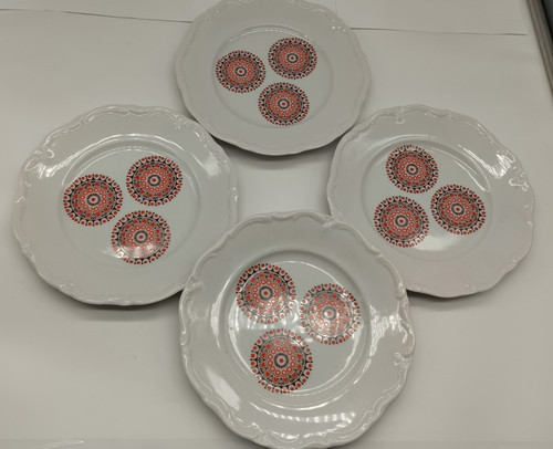 Lot assiettes à dessert - de, 4