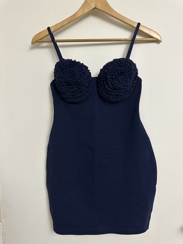 Mini robe bustier - , fleur