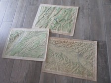 LOT 3 GRANDES CARTE ANCIENNE