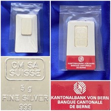 Lingot Argent Pur 5g Swiss