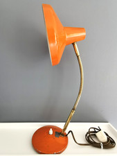 Ancienne lampe à poser orange