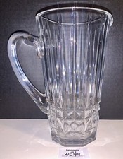 Val St Lambert Balmoral Crystal Pitcher 7.75 Inch Signed