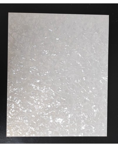Plaque pickguard blank white - plaque,