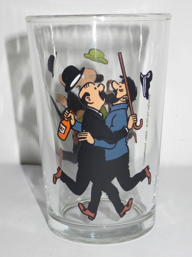 Verre moutarde vintage - à,