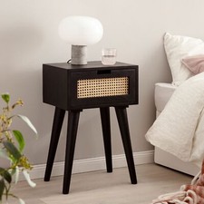 FineBuy Table de Chevet Bois