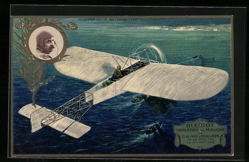 Carte postale pilote avion - postale,