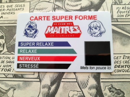 Carte super forme - carte, maîtres