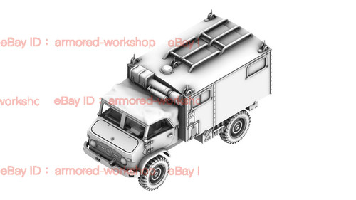 Printed german unimog - printed,