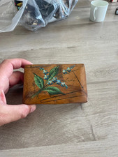 Boîte en bois en buis