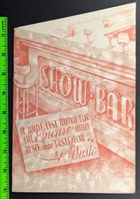 Vintage Show Bar Forest Hill Long Island NY Drink Dinner Menu