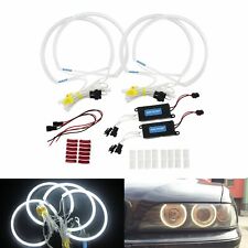 Kit Feux Phare Avant Blanc Xenon CCFL Angel Eyes BMW E36 E38 E39 E46 4x131MM 12V