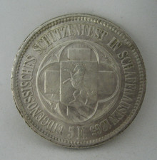 Ancienne 1865 Suisse Argent