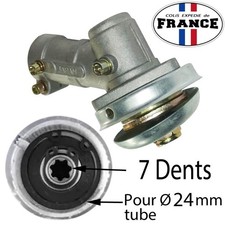 tête Renvoi d'angle adaptable ZENOAH et autres marques 7 dents 24mm