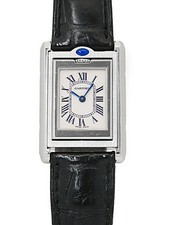 Cartier Tank Basculante SM W1011158 Women Quartz #TW032