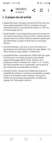 Plotter découpe vevor - découpe,