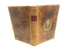 DE COËTLOGON DAVID POEME 1822 ROMANTISME BIBLE SAÜL CATHOLICISME Reliure ARMES