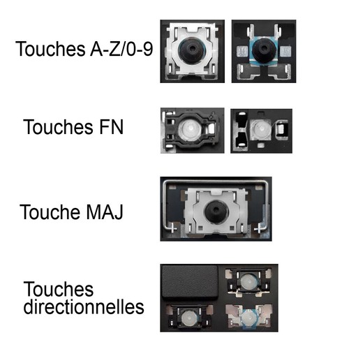 Touche clavier pour hp - touche,