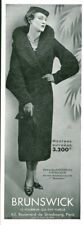 1935 Antique Fashion Astrakan Coat Magazine Advertisement