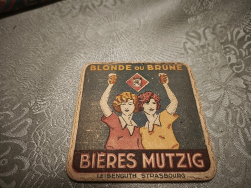 Sous bock ancien avant guerre - bock,