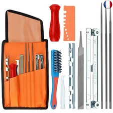 ADERTOS 11PCS Kit Affutage Chaine Tronçonneuse Affuteuse de Tronçonneuse P