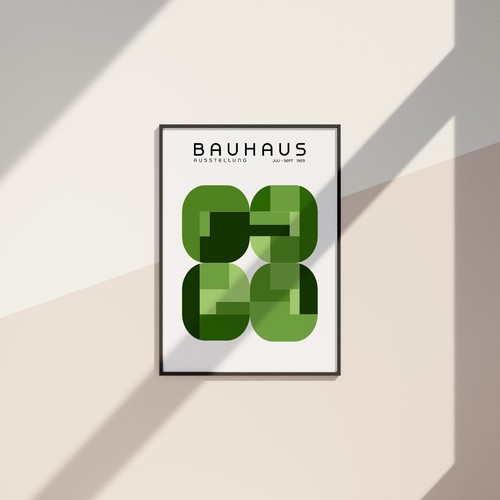 Affiche bauhaus vintage - vintage,