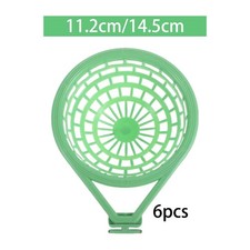 Lot de 6 bols de nidification pour oiseaux, cage d'élevage ronde creuse