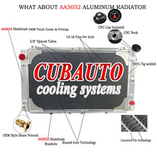 3 Rangée 52mm Radiateur Pour 87-1997 Nissan Patrol GQ Y60 4.2 Petrol TB42