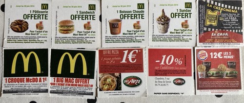 Joli lot tickets cinema - lot, de